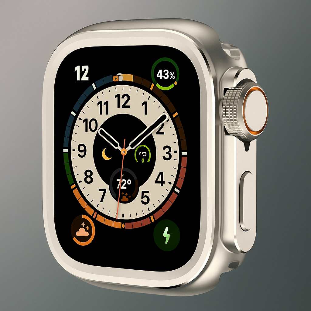 Étui de protection en titane pour montre, 360° – Series 11/10 46mm Series 9/8/7 45mm, boîtier ultrafin résistant aux rayures | Sulvida