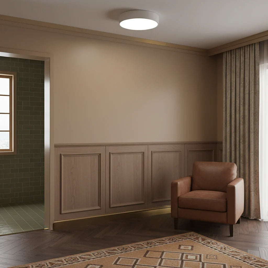 Ronde Plafondlamp IJzer Acryl LED Verlichting Modern Design Woonkamer Slaapkamer Eetkamer Hal Dimbaar | Sulvida