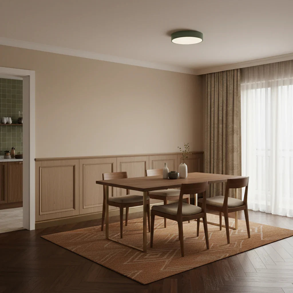 Ronde Plafondlamp IJzer Acryl LED Verlichting Modern Design Woonkamer Slaapkamer Eetkamer Hal Dimbaar | Sulvida