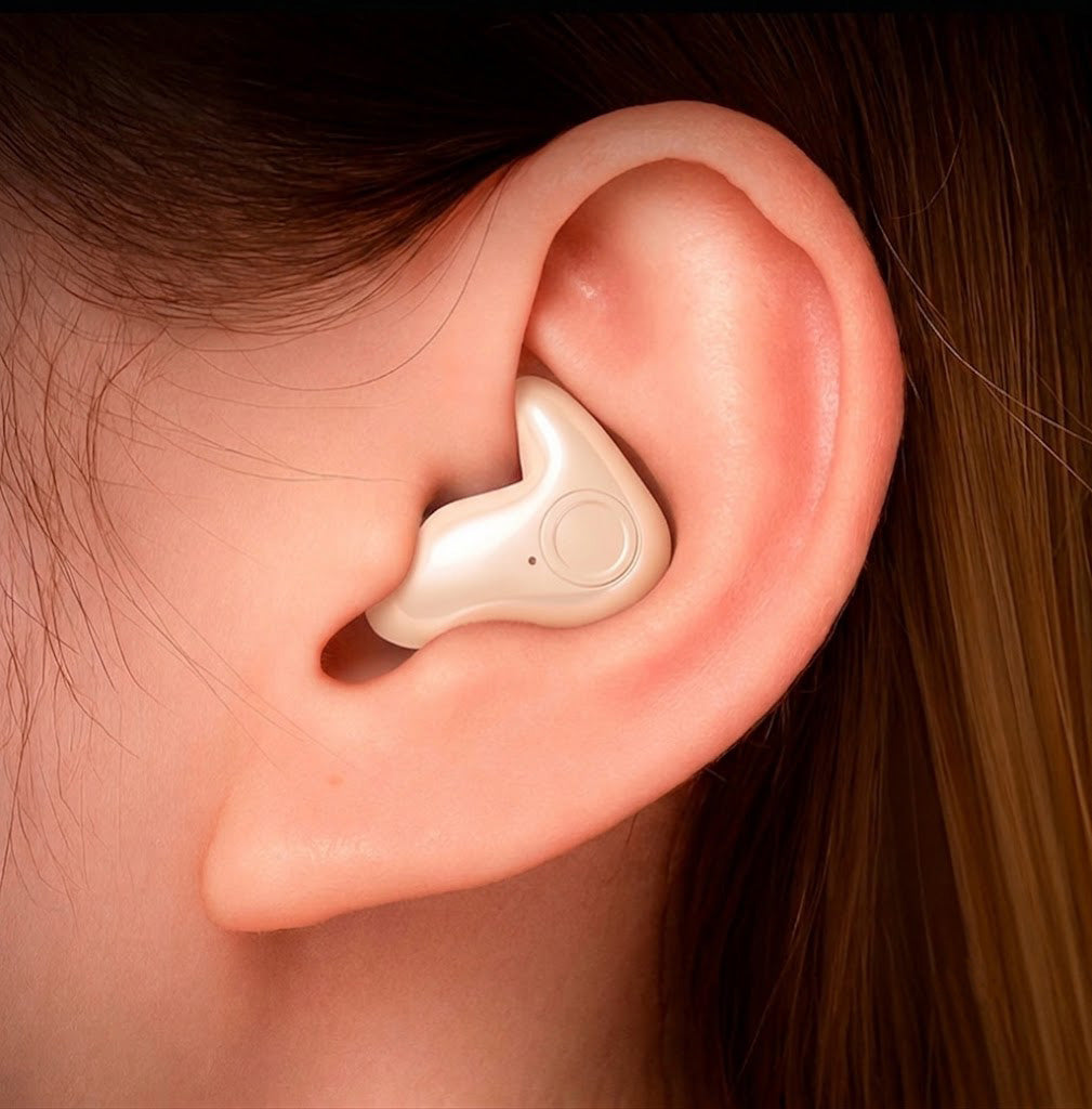 Kabellose Bluetooth-Schlaf-Ohrstöpsel für Seitenschläfer, IPX5 wasserdicht, ergonomisches Design, 24 Stunden Musik, komfortabel | Sulvida