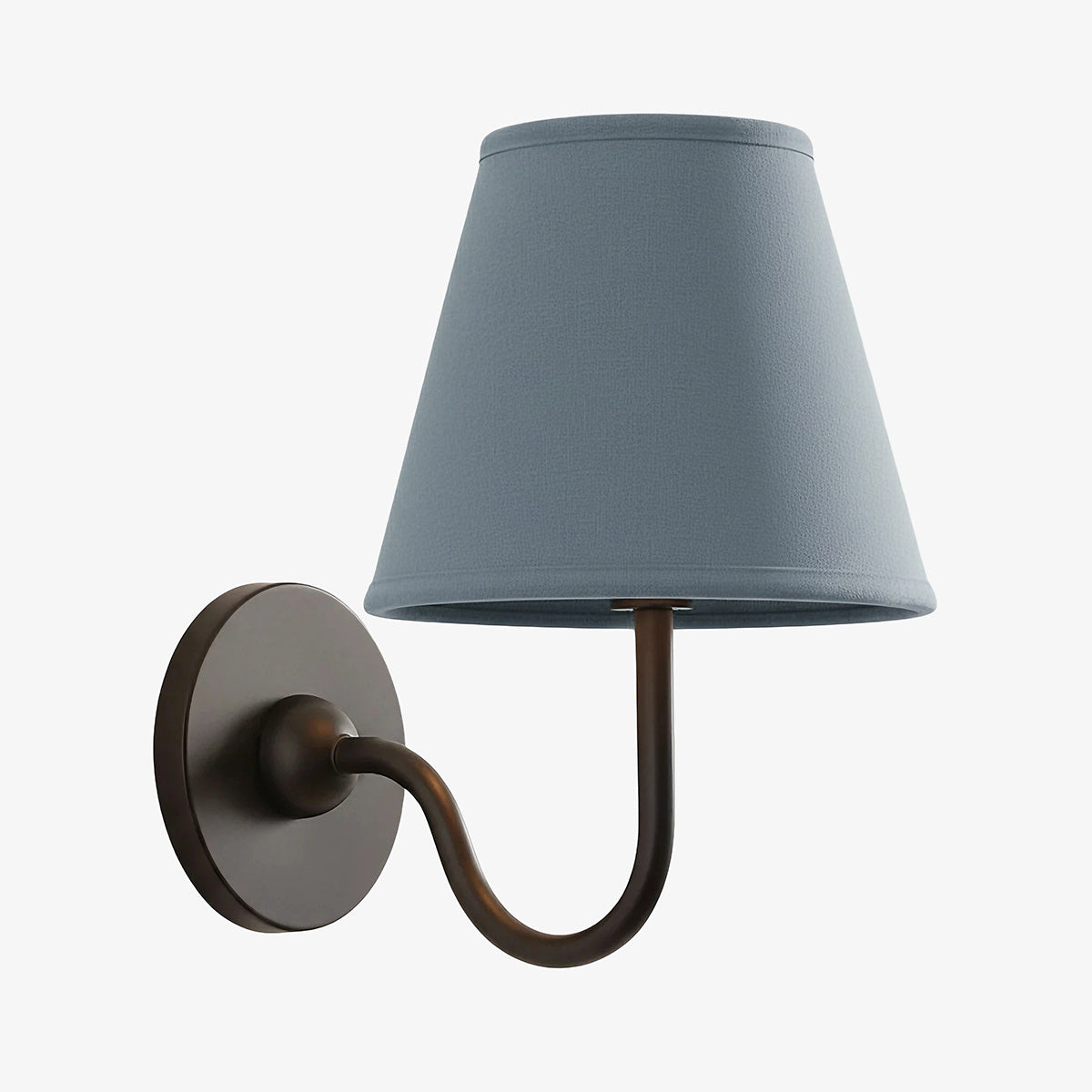 Wandlamp Linnen Kap Messing Armatuur Plissé of Glad Stof E12 Fitting Hardwired Decoratieve Verlichting | Sulvida