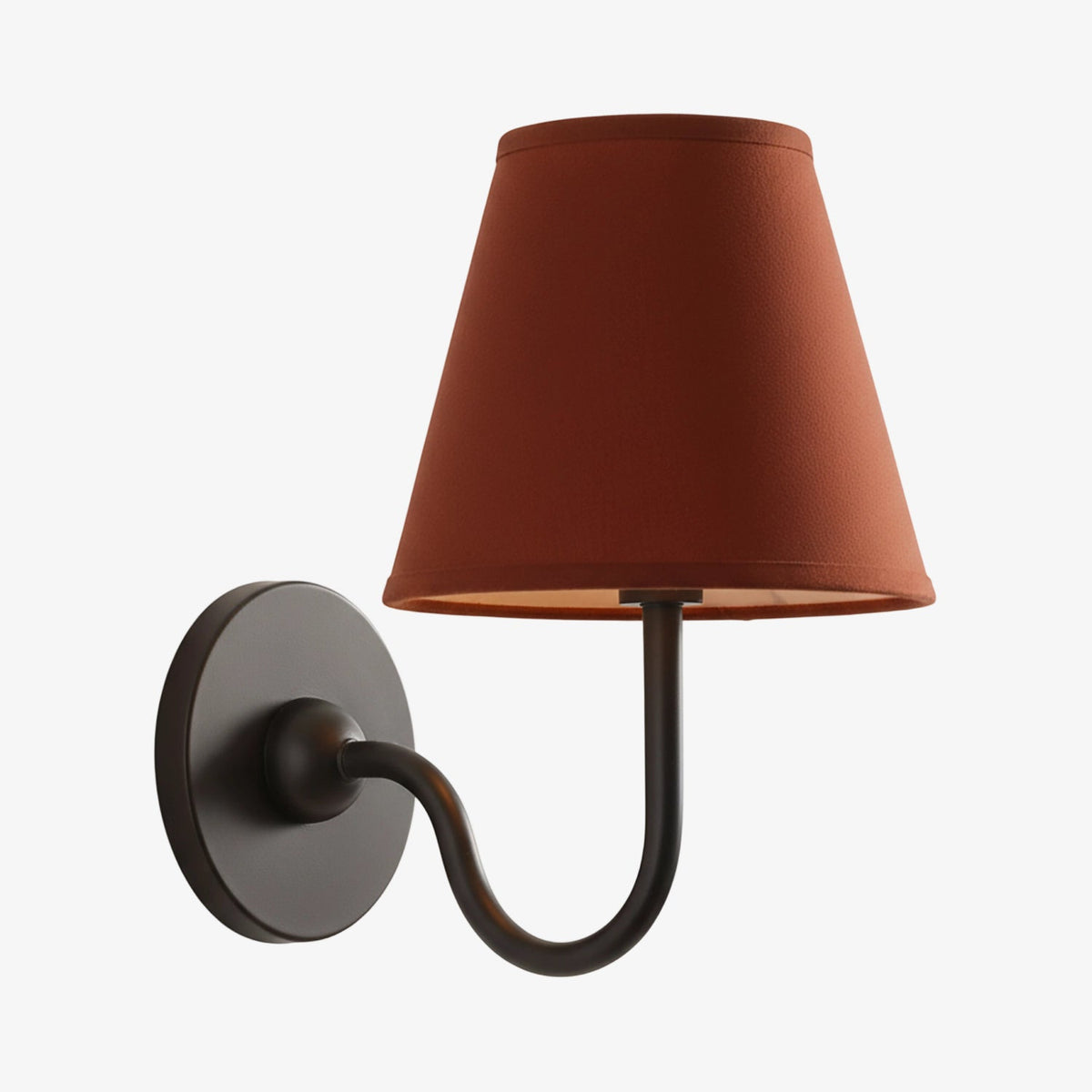 Wandlamp Linnen Kap Messing Armatuur Plissé of Glad Stof E12 Fitting Hardwired Decoratieve Verlichting | Sulvida