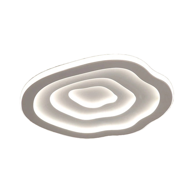 LED Plafondlamp Ripple 40-50-60 cm Wit Modern Acryl Flushmount Dimbaar Woonkamer Slaapkamer Hal Verlichting | Sulvida