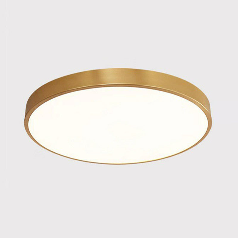 Ronde LED Plafondlamp Scandinavisch Design Ultradun Metaal Slaapkamer Woonkamer Hal Eetkamer Dimbaar | Sulvida