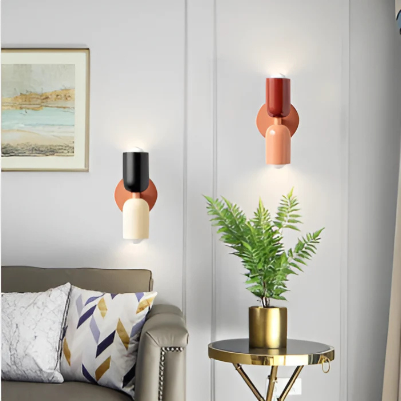 Moderne Tweezijdige LED Wandlamp – Design Wandverlichting voor Hal, Woonkamer, Slaapkamer – Energiezuinige Muurdecoratie met Tweekops Lichtuitstraling – Stijlvolle Wandarmatuur | Sulvida