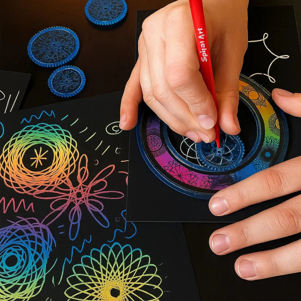 22-delige spirograaf tekenset creatieve geometrische patronen educatief speelgoed kind tekenen leren | Sulvida