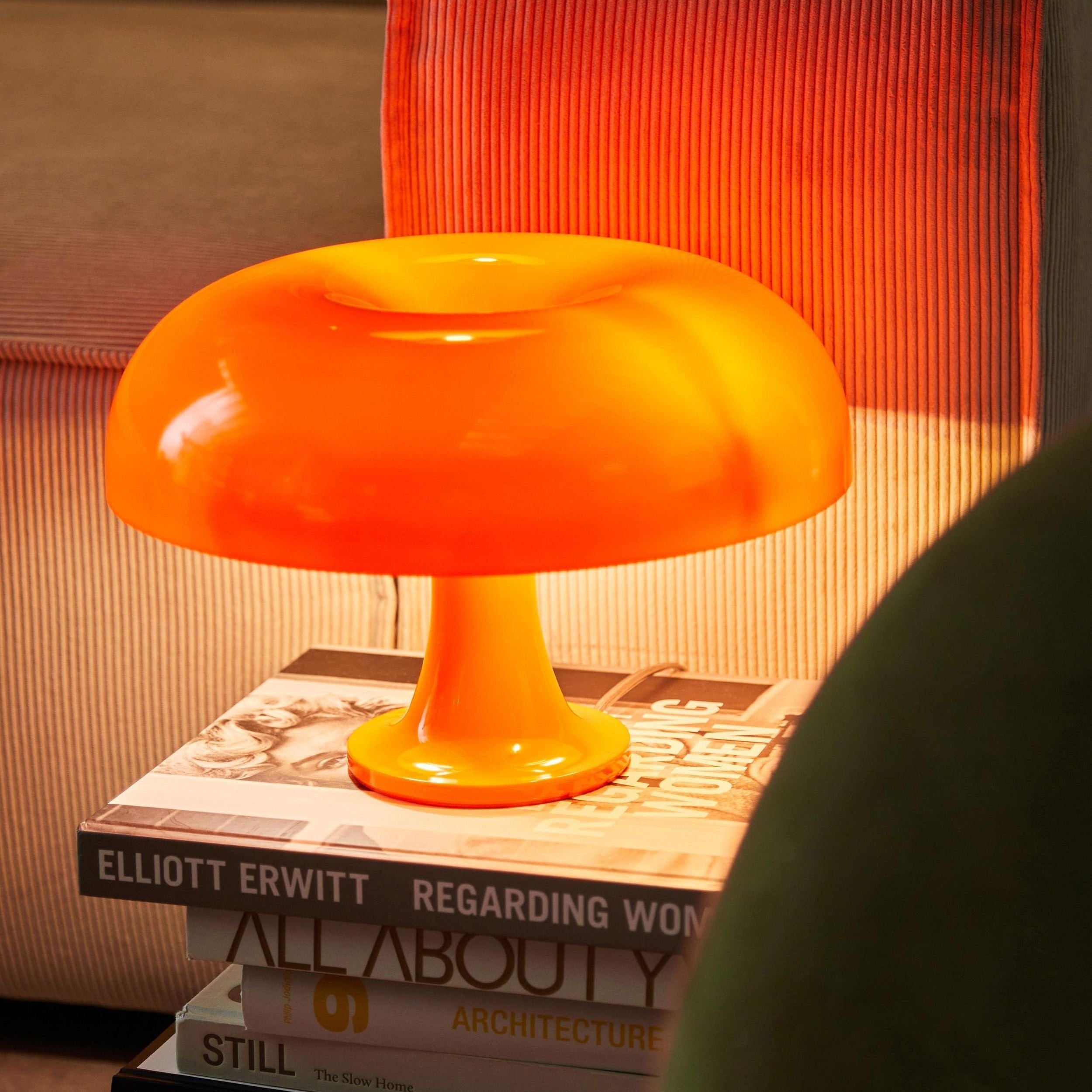 Retro paddenstoellamp tafelverlichting met dimfunctie warmwit nachtlampje sfeerlamp vintage mushroom tafellamp 3000K slaapkamer woonkamer decoratief design E27 fitting | Sulvida