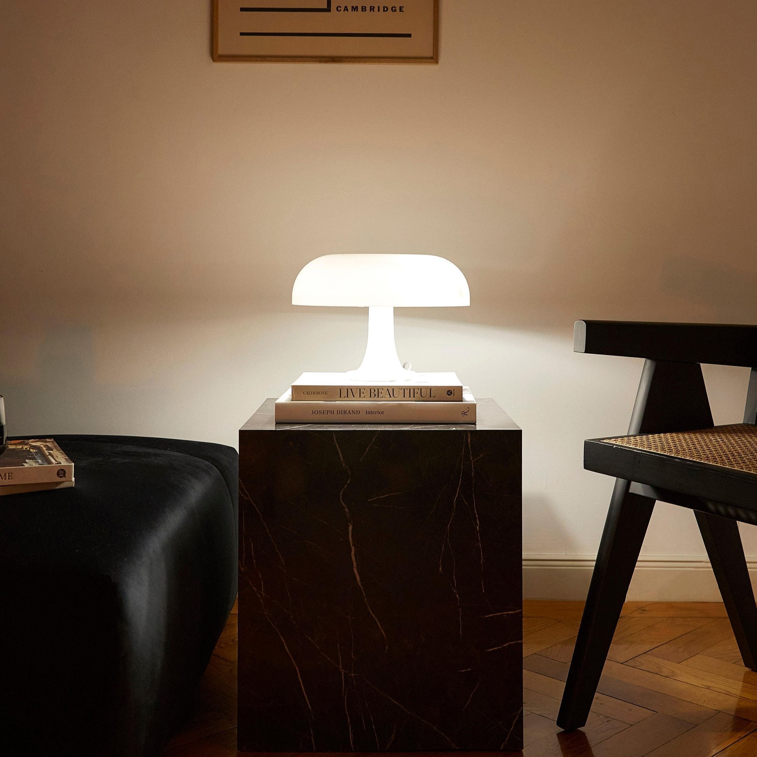 Retro paddenstoellamp tafelverlichting met dimfunctie warmwit nachtlampje sfeerlamp vintage mushroom tafellamp 3000K slaapkamer woonkamer decoratief design E27 fitting | Sulvida
