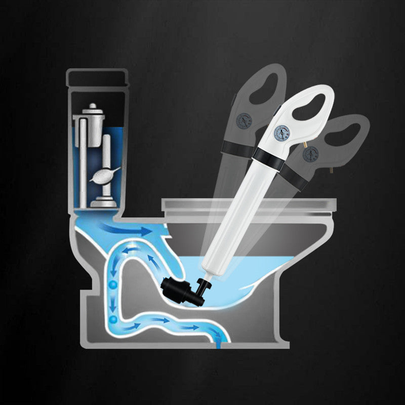 Déboucheur haute pression pour toilettes et évacuations, bouchons de cuisine, salle de bains, évier et canalisations sanitaires | Sulvida