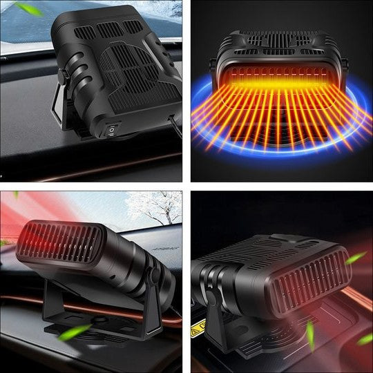 Draagbare 12V Autoverwarmer met Ontdooifunctie voor Voorruit Glas Ramen Autoruit Verwarming Ontdooien | Sulvida