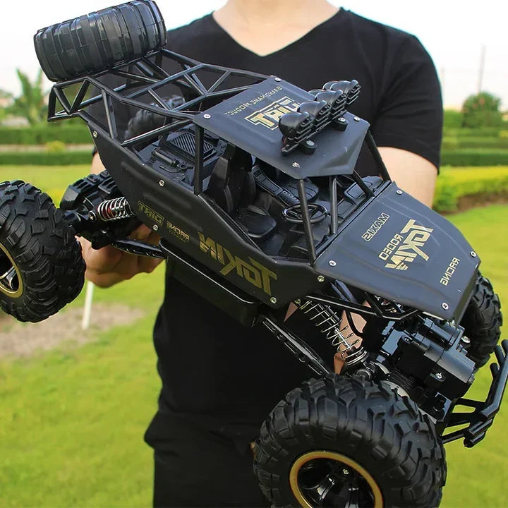 Afstandsbestuurbare monstertruck speelgoed 1:12 schaal 4WD off-road voertuig met schokdemping en roterende controle ideaal cadeau voor kinderen vanaf 4 jaar | Sulvida