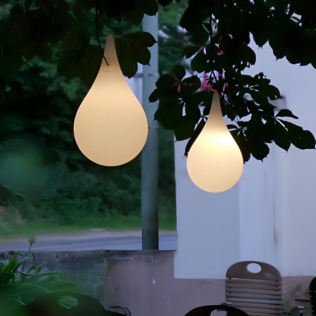 LED Hangverlichting Druppelvorm Waterdicht IP65 Sfeerlicht voor Tuin Terras Binnenplaats Buiten Sfeerverlichting | Sulvida