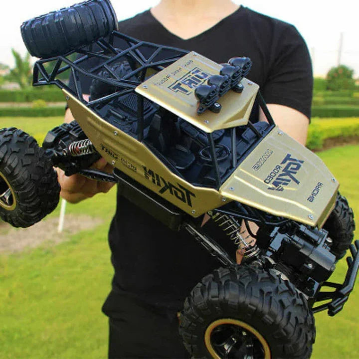 Afstandsbestuurbare monstertruck speelgoed 1:12 schaal 4WD off-road voertuig met schokdemping en roterende controle ideaal cadeau voor kinderen vanaf 4 jaar | Sulvida