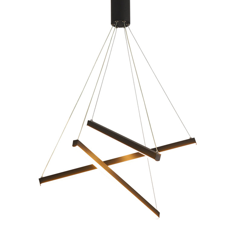 Moderne Hanglamp Met Meerdere LED Lichtpunten Zwart Metaal Design voor Woonkamer Eetkamer Entree Hal | Sulvida