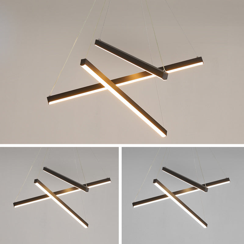 Moderne Hanglamp Met Meerdere LED Lichtpunten Zwart Metaal Design voor Woonkamer Eetkamer Entree Hal | Sulvida