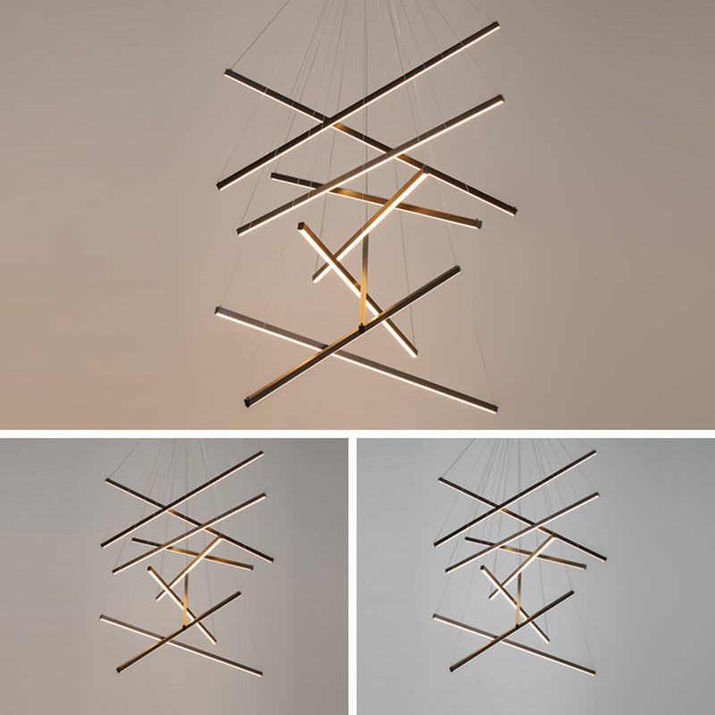 Moderne Hanglamp Met Meerdere LED Lichtpunten Zwart Metaal Design voor Woonkamer Eetkamer Entree Hal | Sulvida