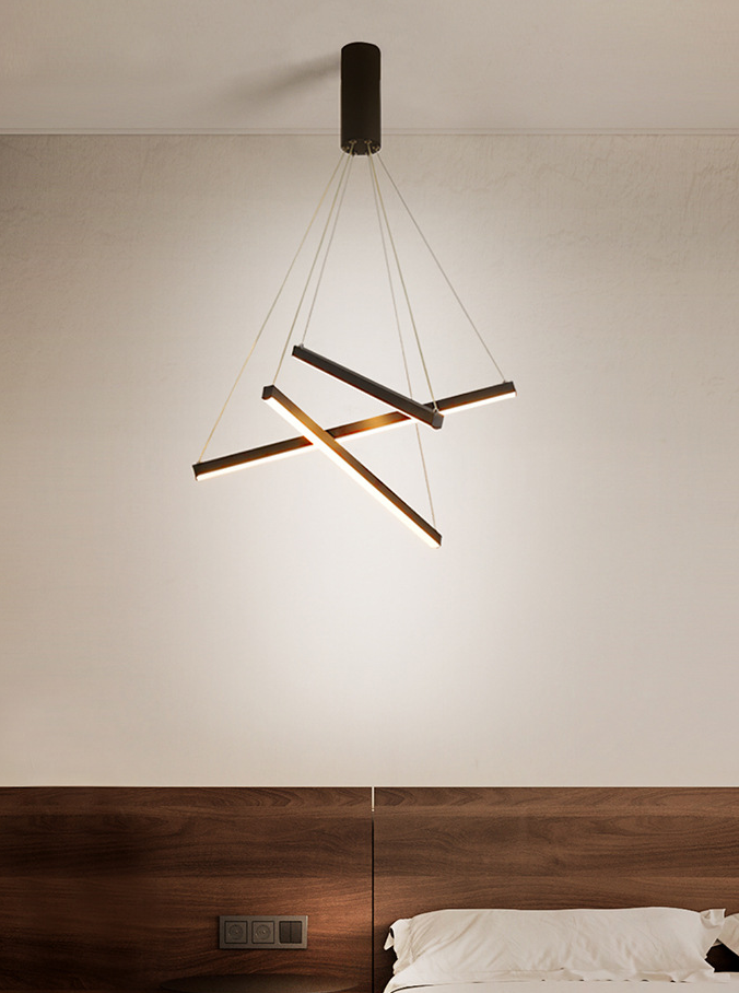 Moderne Hanglamp Met Meerdere LED Lichtpunten Zwart Metaal Design voor Woonkamer Eetkamer Entree Hal | Sulvida
