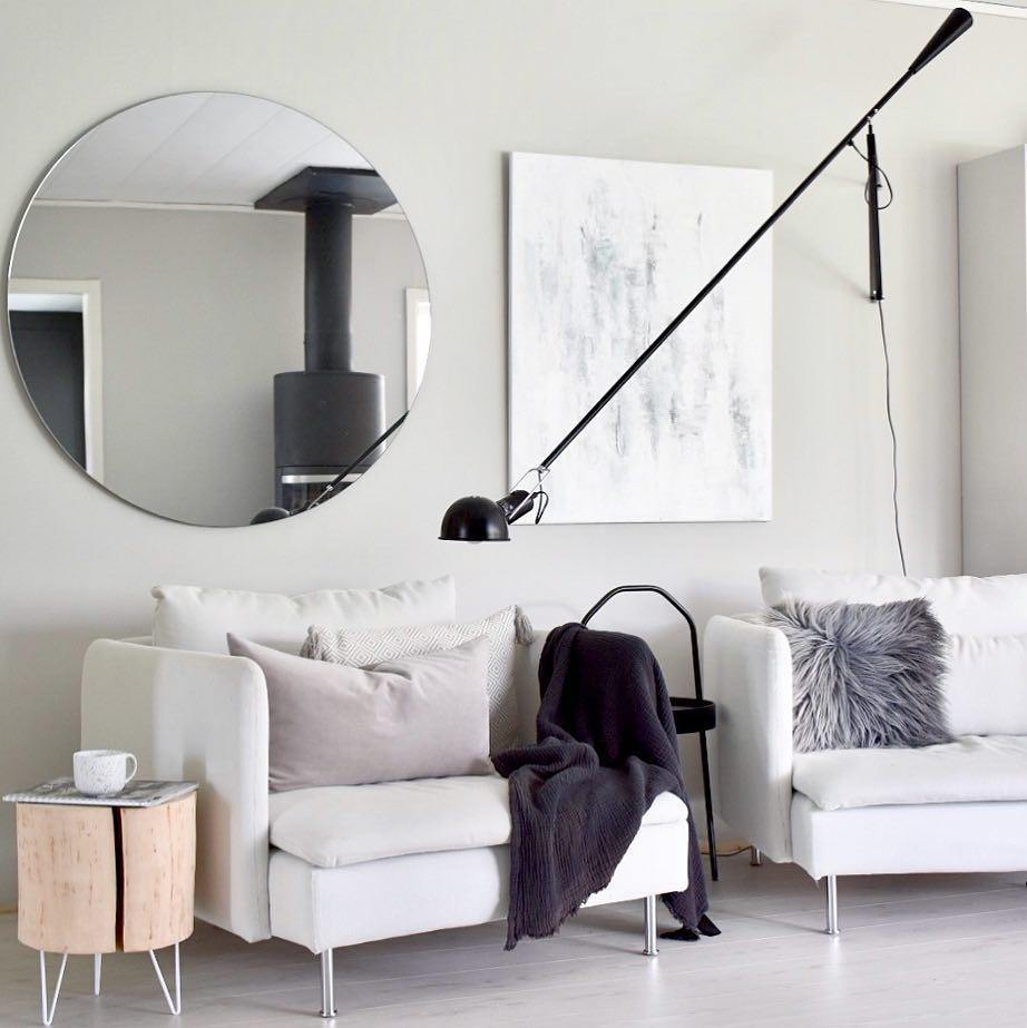 Industriële Wandlamp met Verstelbare Arm Metaal Zwart Wit 135cm 205cm Leeslamp Sfeerlicht Woonkamer Kantoor | Sulvida