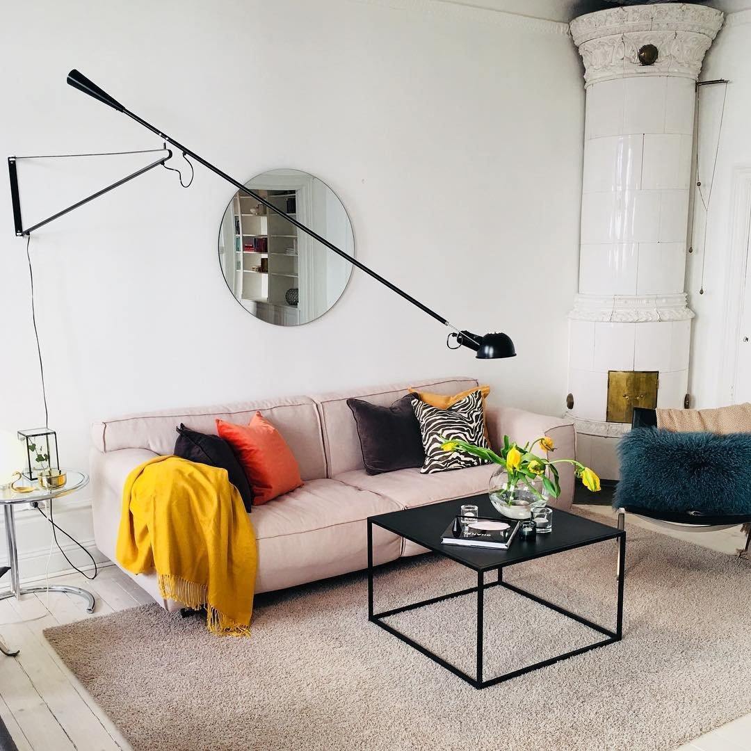 Industriële Wandlamp met Verstelbare Arm Metaal Zwart Wit 135cm 205cm Leeslamp Sfeerlicht Woonkamer Kantoor | Sulvida