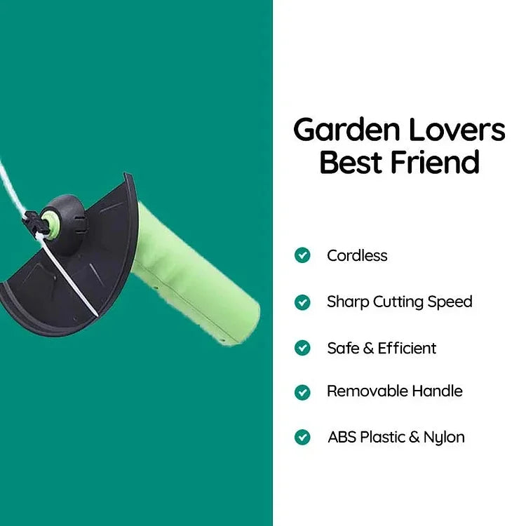 Draadloze Grastrimmer op Batterijen voor Tuin Gazon Rasenranden Compact Lichtgewicht Tuingereedschap | Sulvida