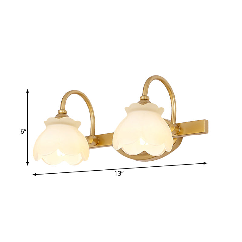 Klassieke Spiegellamp Badkamer Wandverlichting LED Messing 2 3 4 Lichtpunten Modern Decoratief Sfeervol | Sulvida