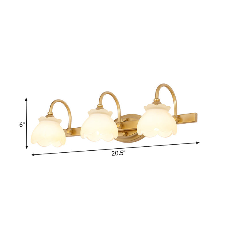 Klassieke Spiegellamp Badkamer Wandverlichting LED Messing 2 3 4 Lichtpunten Modern Decoratief Sfeervol | Sulvida