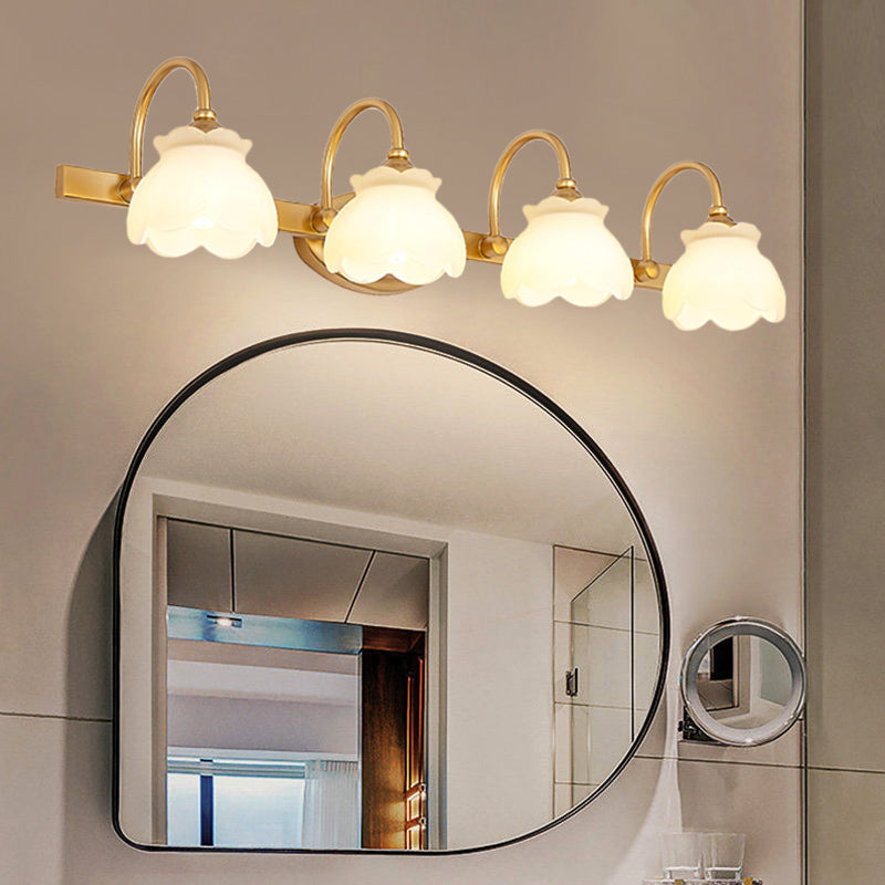 Klassieke Spiegellamp Badkamer Wandverlichting LED Messing 2 3 4 Lichtpunten Modern Decoratief Sfeervol | Sulvida