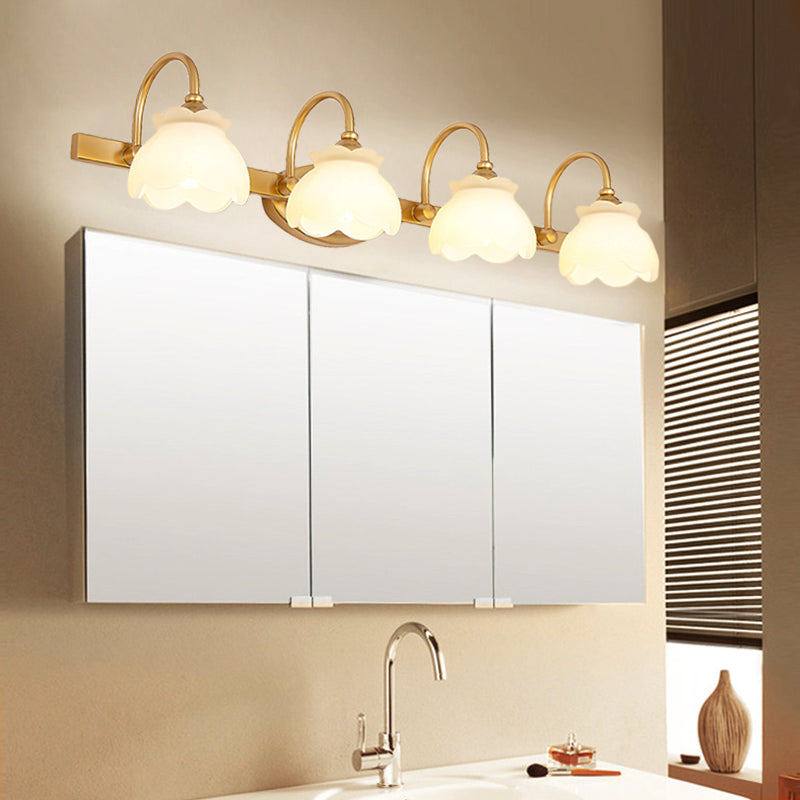 Klassieke Spiegellamp Badkamer Wandverlichting LED Messing 2 3 4 Lichtpunten Modern Decoratief Sfeervol | Sulvida