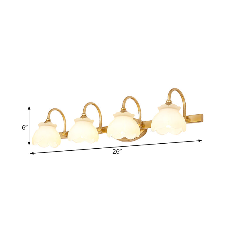 Klassieke Spiegellamp Badkamer Wandverlichting LED Messing 2 3 4 Lichtpunten Modern Decoratief Sfeervol | Sulvida