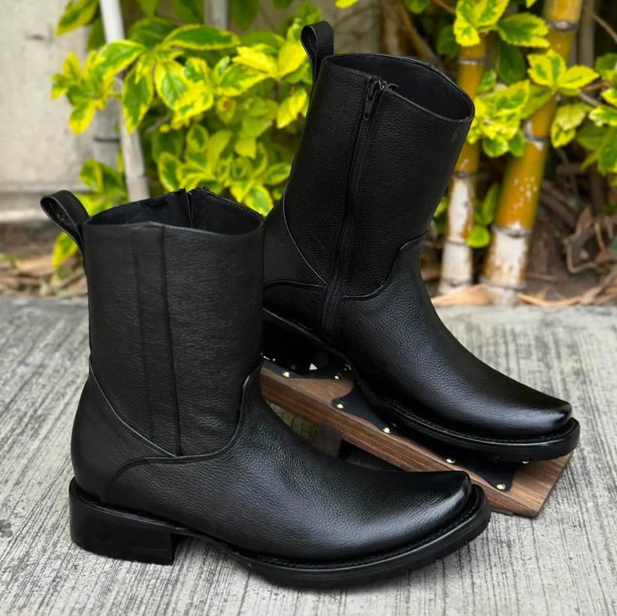 Bottines en cuir pour femme, design tendance, noir, marron, confortables, polyvalentes, élégantes, durables, pointures 38-45 | Sulvida