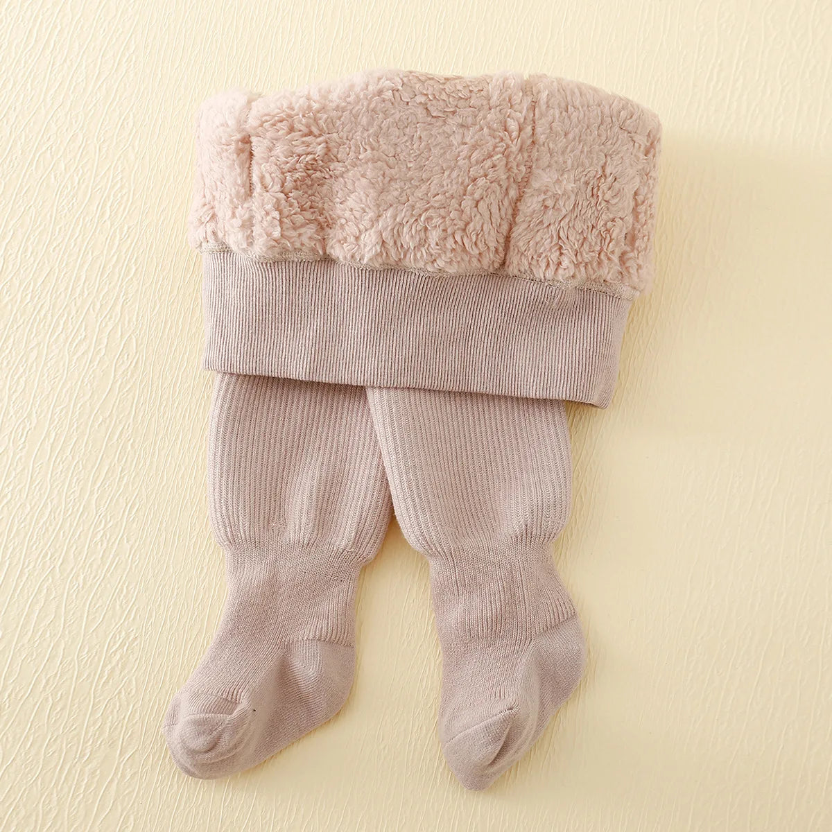 Gevoerde Fleece Legging voor Kinderen Warm Winterbroek Elastische Taille 6M-8J Gestreept Zwart Comfortabel | Sulvida