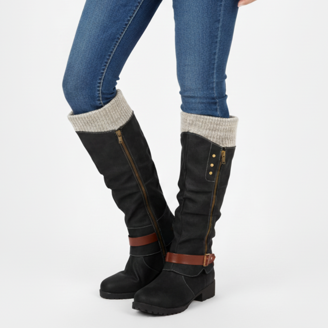 Comfortabele Winterlaarzen met Orthopedische Steun Dames Heren Warme Gevoerde Laarsjes Antislip Zool | Sulvida
