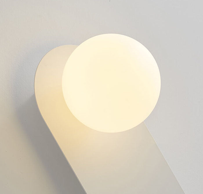 Glazen Wandlamp met Ringvormige Basis Minimalistisch Design voor Gang Woonkamer Slaapkamer Hal Verlichting | Sulvida