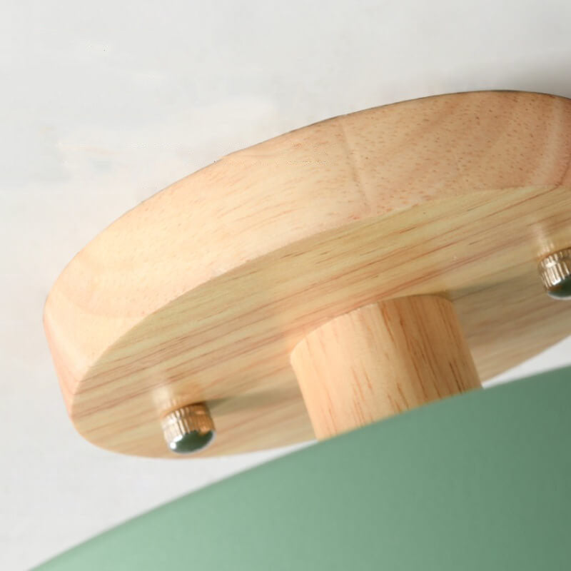Plafondlamp Hout LED Rond Modern Design Eetkamer Slaapkamer Gang Warm Wit Neutraal Koel Dimbaar Woonkamer | Sulvida