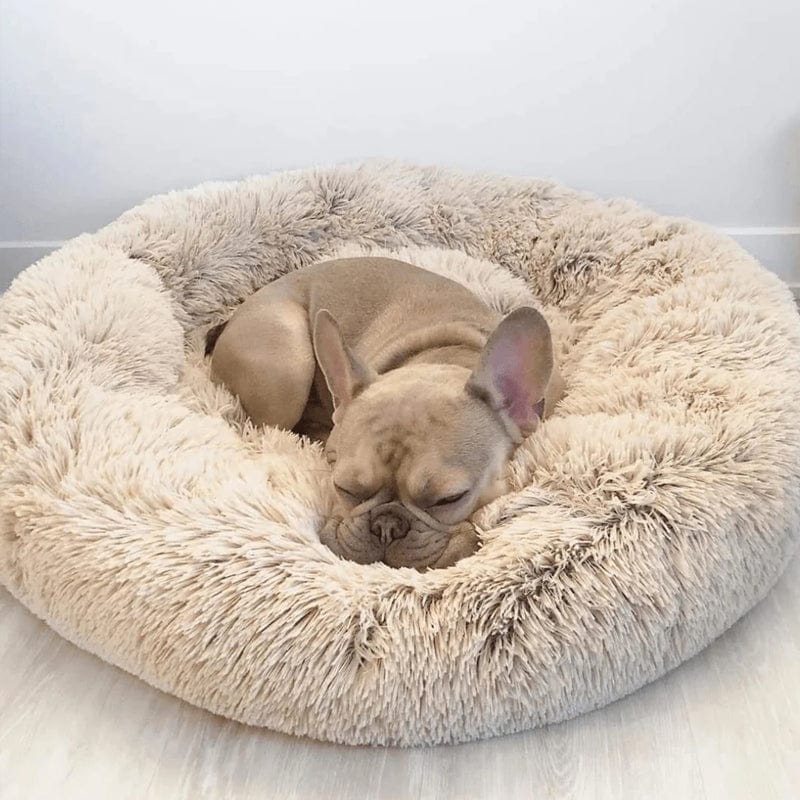 Hondenmand Rond met Verhoogde Rand – Kalmerende Slaapplek voor Hond en Kat | Sulvida
