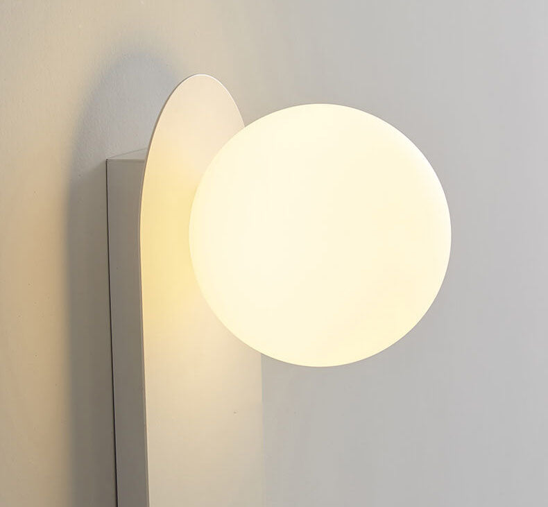 Glazen Wandlamp met Ringvormige Basis Minimalistisch Design voor Gang Woonkamer Slaapkamer Hal Verlichting | Sulvida