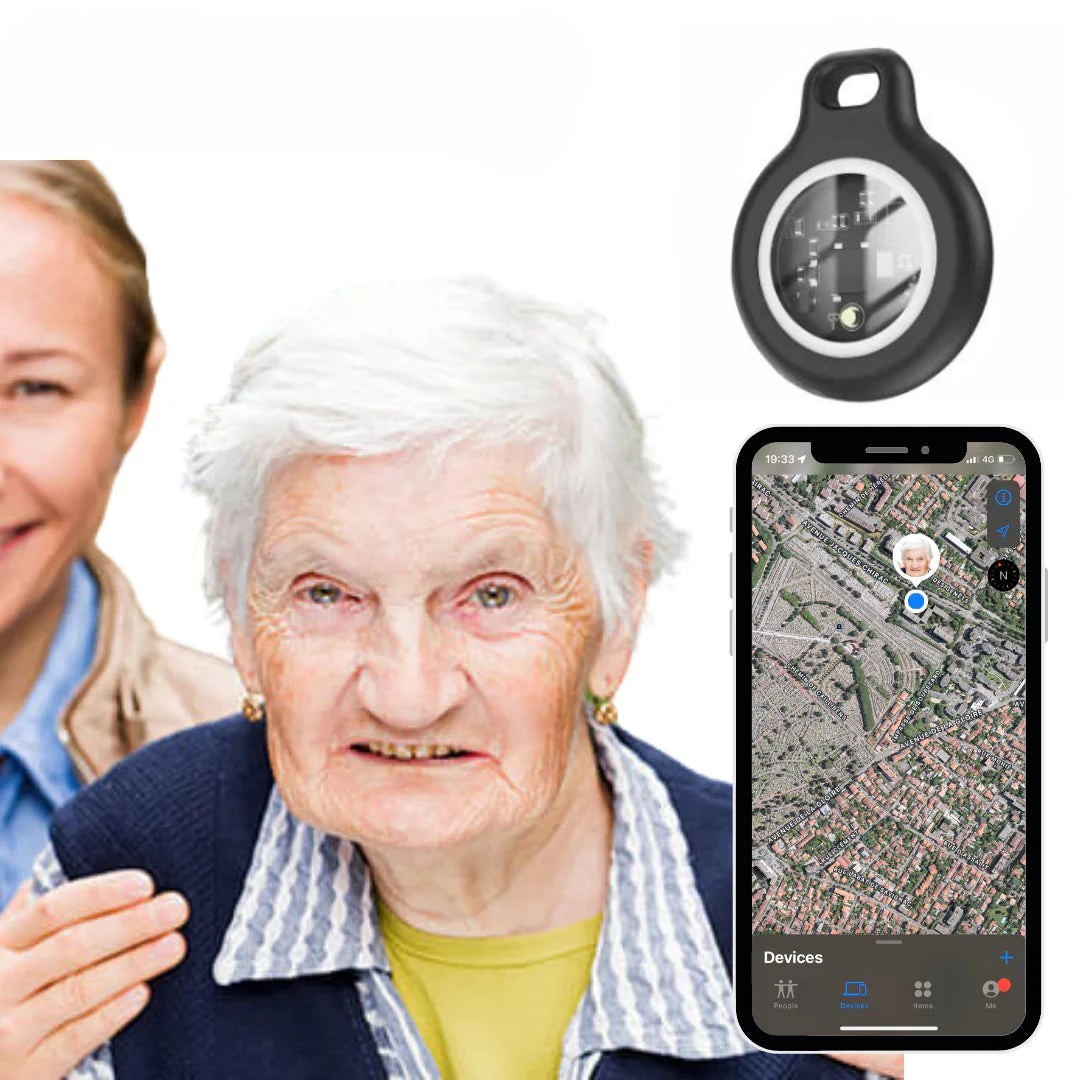 Locatievolger Ouderen GPS Tracker Bewegingsdetectie Waterdicht IP67 Compacte Volgapparaat Realtime Volgen | Sulvida