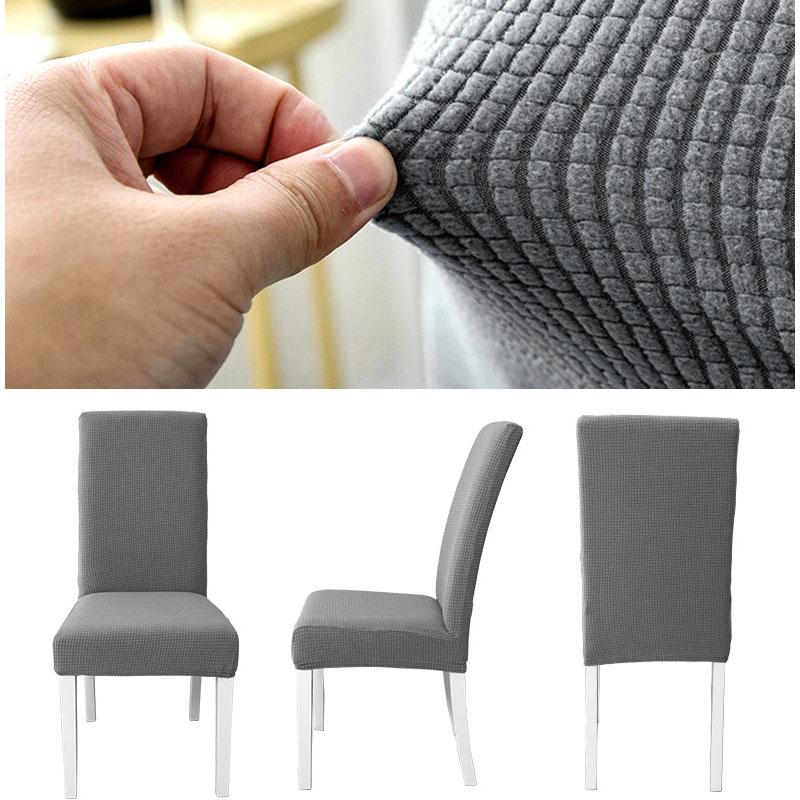 Elastische stoelhoezen set van 4 stuks voor eetkamerstoelen | Rekbaar machinewasbaar stoelbeschermhoes | Sulvida