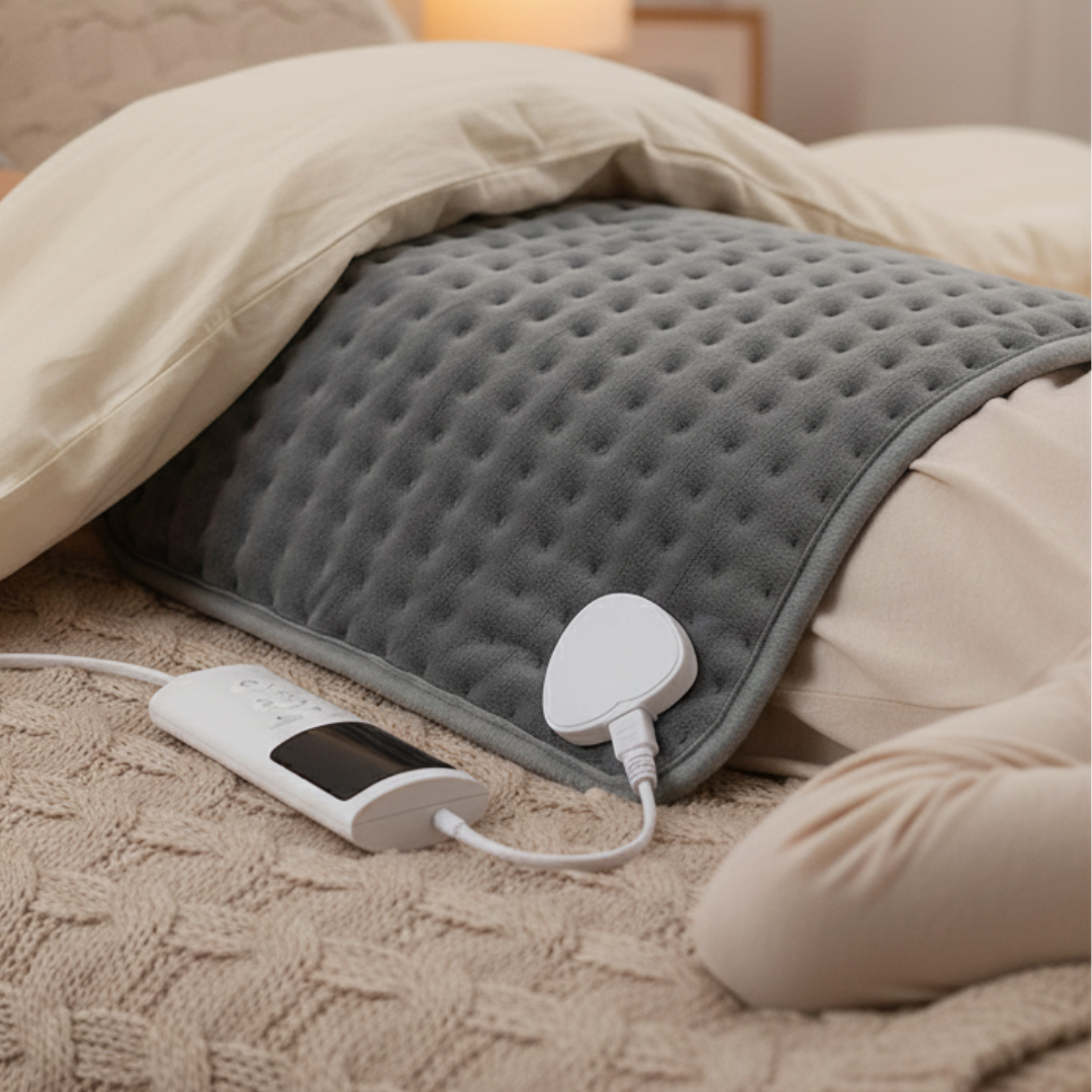 Verwarmingskussen 60×30 cm Microplush 9 Warmtestanden Timer Spanningsverlichting Nek Rug Schouders Warmtepad | Sulvida