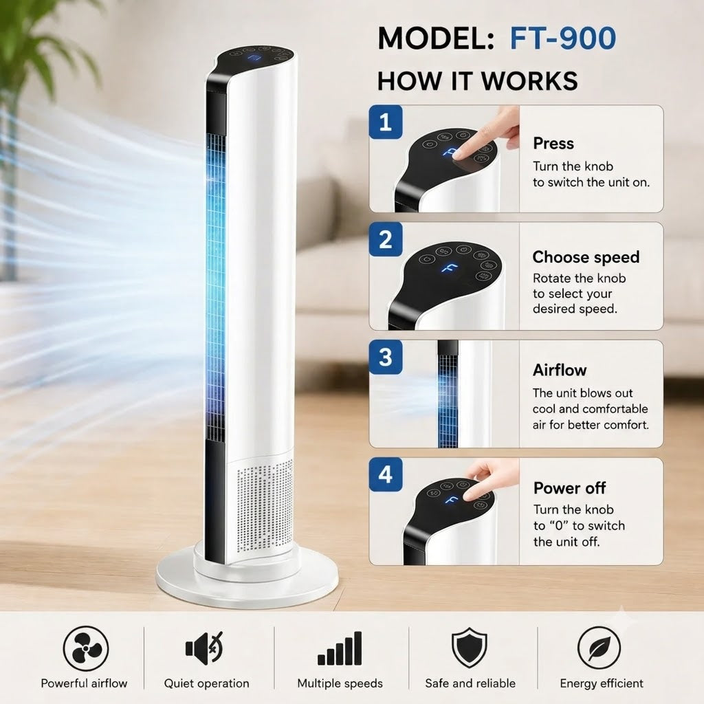 Mobiele Aircooler Staand Koeltoestel Draagbare Airconditioner Binnengebruik Verrijdbaar Koelsysteem Thuiskantoor | Sulvida