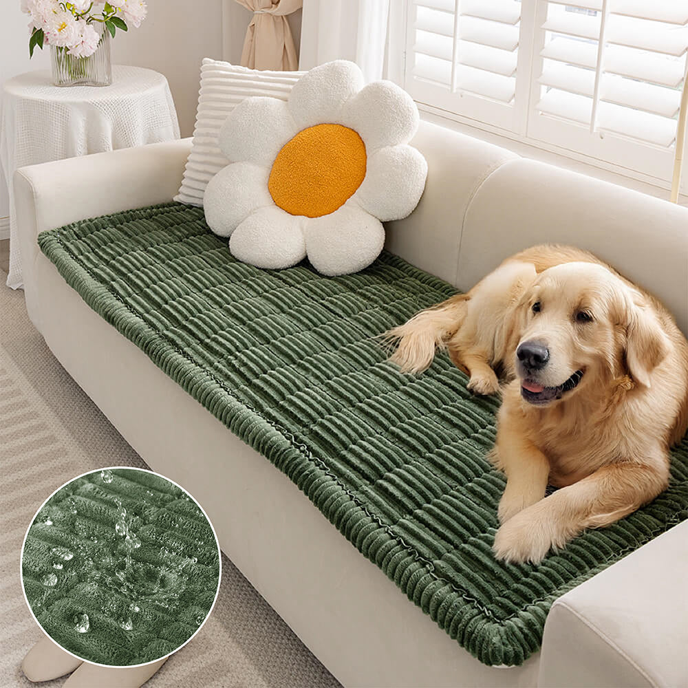 Waterbestendige Bankhoes Flanel Huisdierdeken Antislip Meubelbeschermer Ademend voor Bank en Sofa Hond Kat | Sulvida