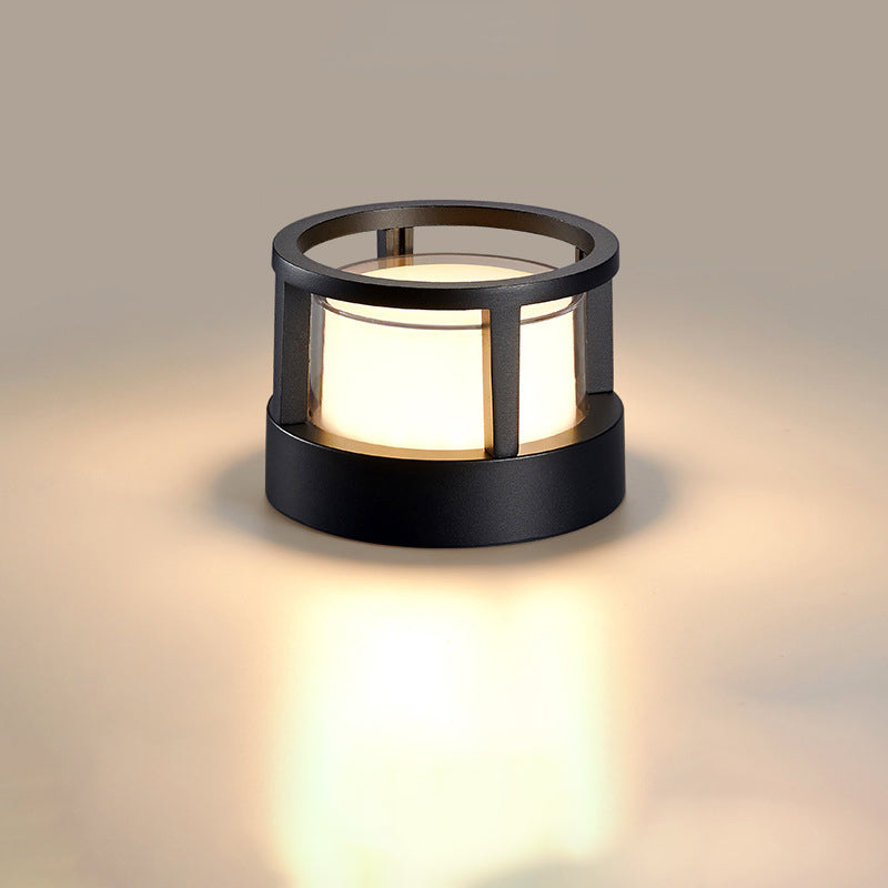 Buiten grondspot aluminium cilindervorm LED IP65 instelbaar waterdicht tuin verlichting terras paden | Sulvida