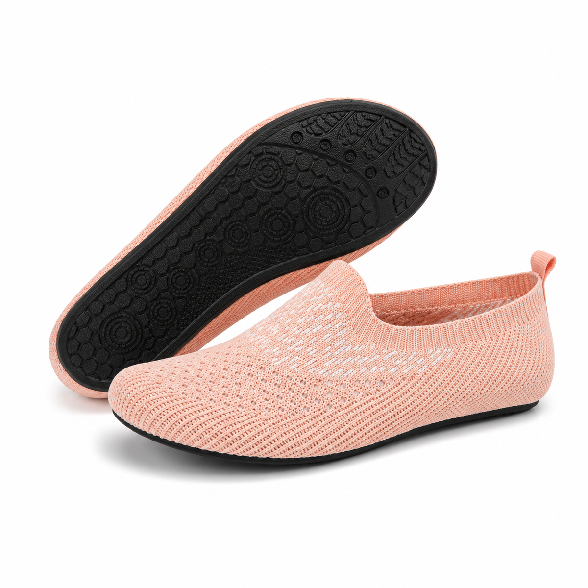 Gebreide Barefoot Instapschoenen Heren Lichtgewicht Ademend Walking Sportschoenen Flexibel Comfortabel | Sulvida