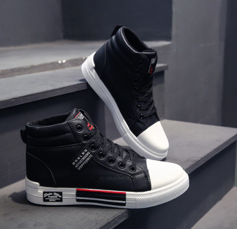 Heren Sneakers Hoge Schoenen met Trendy Ontwerp en Comfortabele Pasvorm voor Herfst en Winter Casual Stijl | Sulvida
