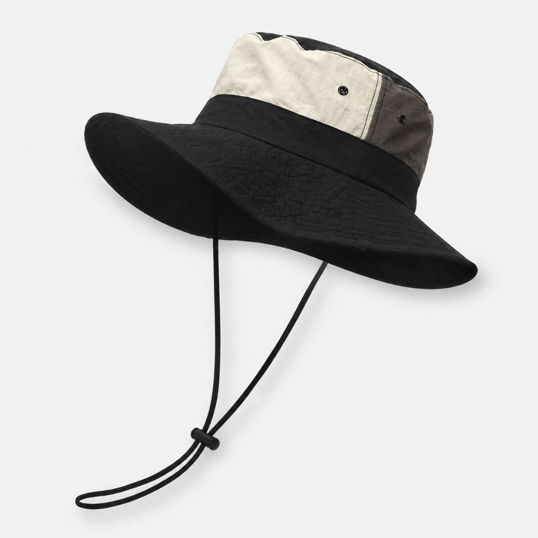 Chapeau de soleil à large bord, avec bord extra large, pour une protection optimale en plein air en été, kaki, vert, bleu marine, noir | Sulvida