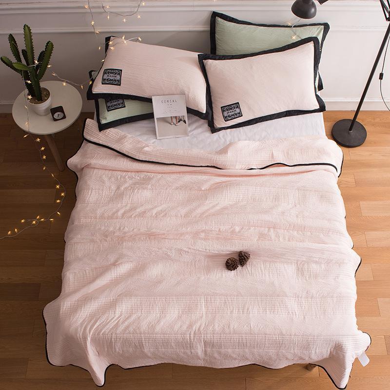 Zomerdeken Bamboe Katoen 150×200 Luchtig Ademend Licht Slaapcomfort Bed Sofa Reis Zacht Dun Koelend Dekbed | Sulvida