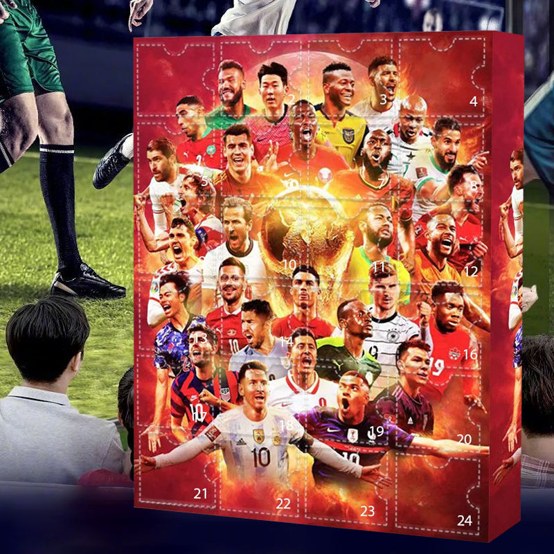 Voetbal Adventskalender met 24 Verrassingen voor Fans Countdown December Feestdagen Sport Speelgoed Cadeau | Sulvida
