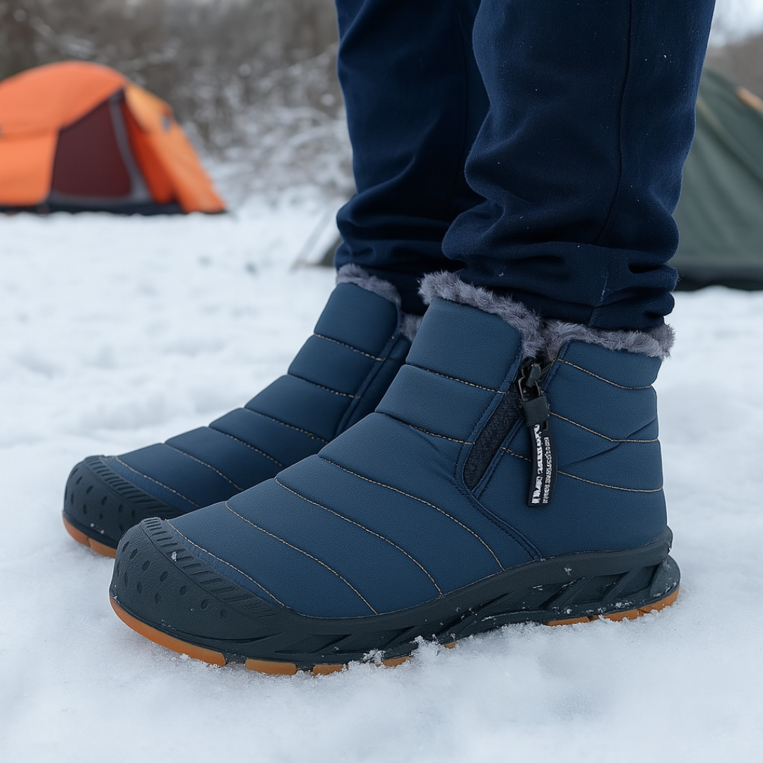 Waterdichte Winterlaarzen met Fleecevoering en Ritssluiting voor Heren en Dames Outdoor Wandelschoeisel Snow Boots | Sulvida