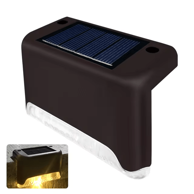 Zonne-energie Padverlichting Set 5 Stuks Warm Wit Waterdicht Solar LED Buitenlampen Tuinverlichting Terras Oprit Wandelpad Draadloos | Sulvida