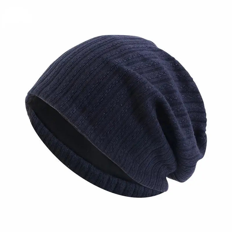 Katoenen Muts met Tarwepatroon Winter Beanie Warmte Comfort Unisex One Size Gebreide Wintermuts Stijlvol | Sulvida